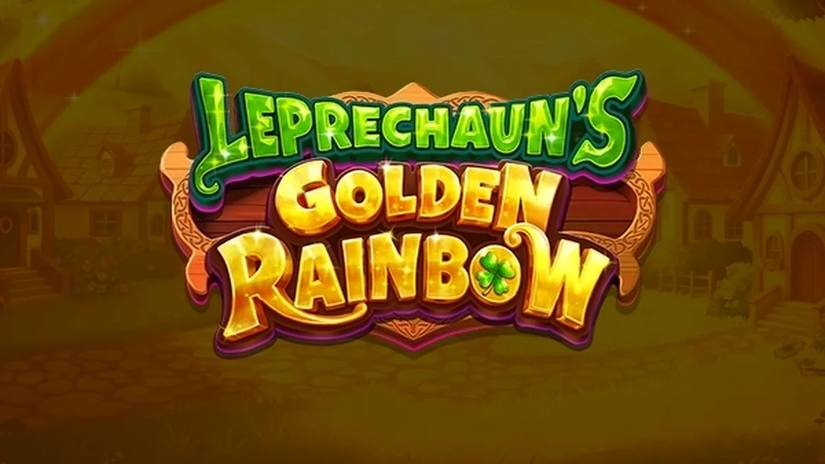 O slot Leprechaun's Golden Rainbow em uma tela de smartphone, exibindo um design vibrante e irlandês.